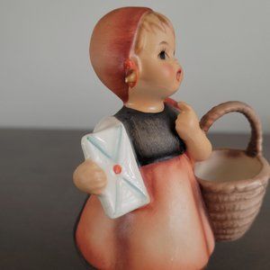 Vintage Hummel--Girl with Basket and Letter
